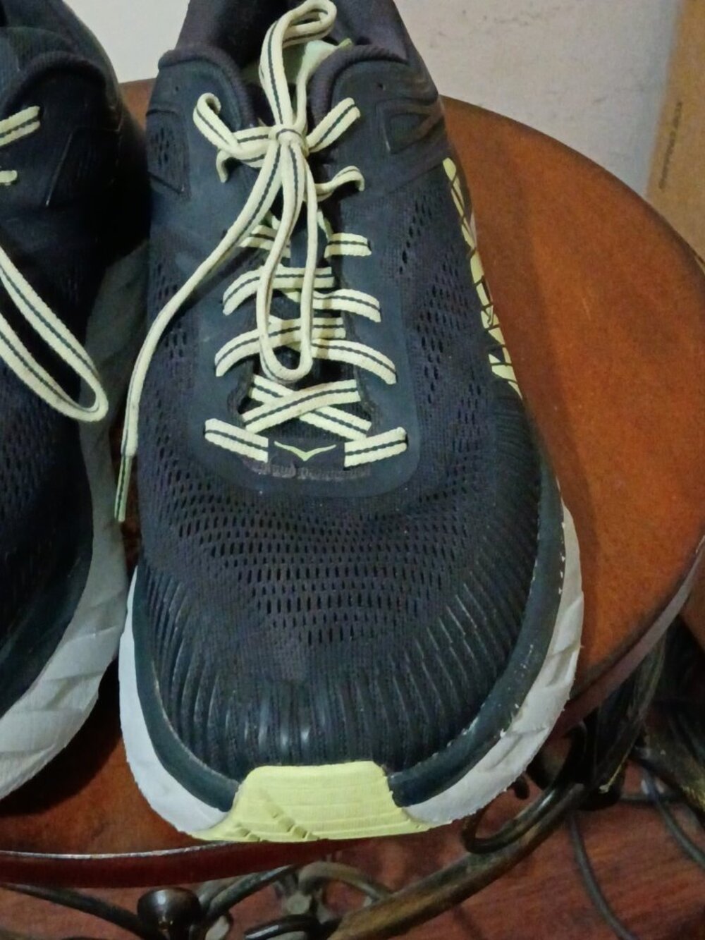 Hoka One One Bondi 7 Running Shoes Men's 11.5 Blue Graphite Athletic Shoes - Picture 8 of 14